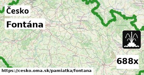 Fontána, Česko