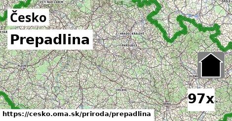 Prepadlina, Česko