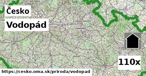 Vodopád, Česko