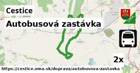 Autobusová zastávka, Cestice