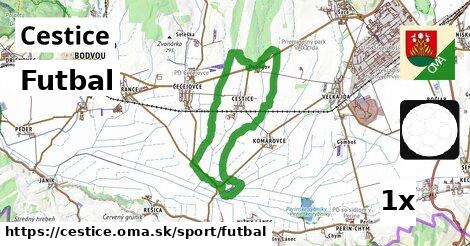 Futbal, Cestice
