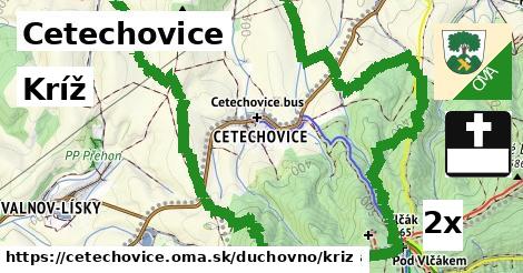 Kríž, Cetechovice