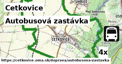 Autobusová zastávka, Cetkovice