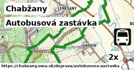 Autobusová zastávka, Chabžany