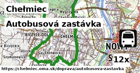 Autobusová zastávka, Chełmiec