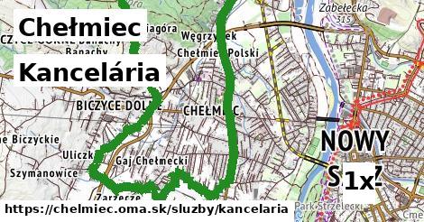 Kancelária, Chełmiec