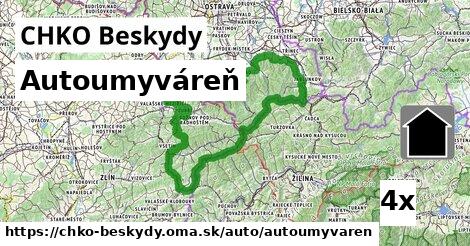 Autoumyváreň, CHKO Beskydy
