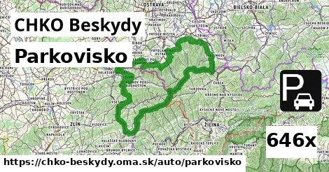 Parkovisko, CHKO Beskydy