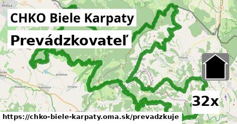 prevádzkovateľ v CHKO Biele Karpaty