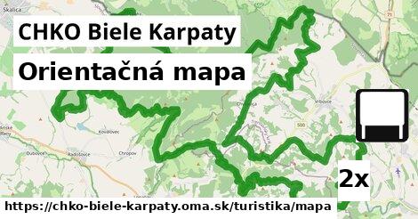 Orientačná mapa, CHKO Biele Karpaty