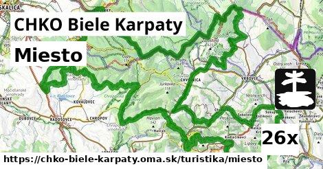 miesto v CHKO Biele Karpaty