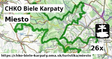 Miesto, CHKO Biele Karpaty