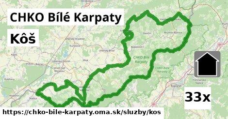 Kôš, CHKO Bílé Karpaty