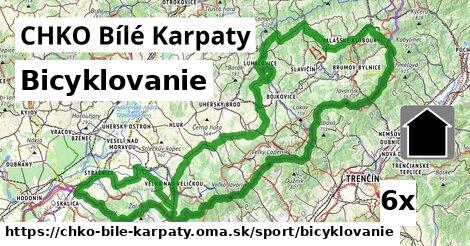 Bicyklovanie, CHKO Bílé Karpaty