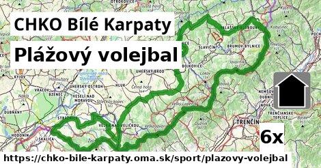 Plážový volejbal, CHKO Bílé Karpaty