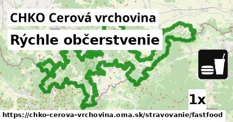 Všetky body v CHKO Cerová vrchovina