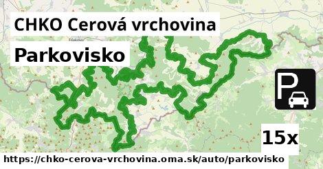 Parkovisko, CHKO Cerová vrchovina