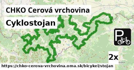 cyklostojan v CHKO Cerová vrchovina