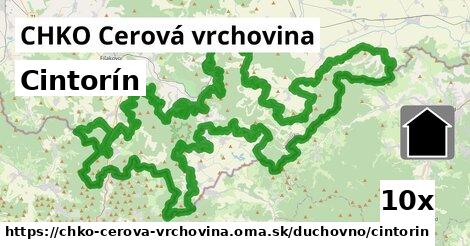 Cintorín, CHKO Cerová vrchovina