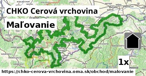 maľovanie v CHKO Cerová vrchovina