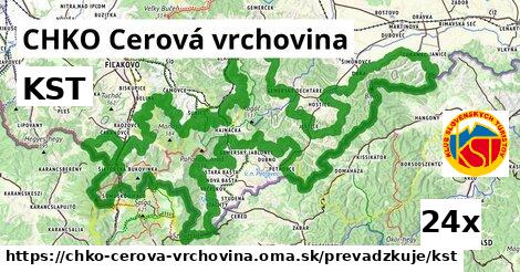 KST v CHKO Cerová vrchovina