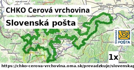 Slovenská pošta v CHKO Cerová vrchovina