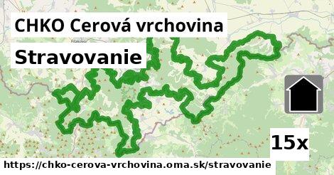 stravovanie v CHKO Cerová vrchovina