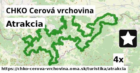 Atrakcia, CHKO Cerová vrchovina