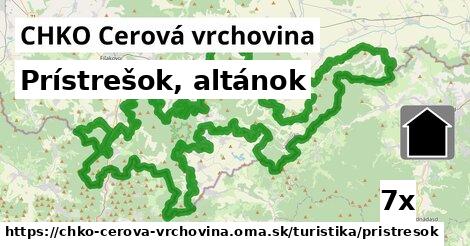 Prístrešok, altánok, CHKO Cerová vrchovina