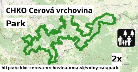 park v CHKO Cerová vrchovina