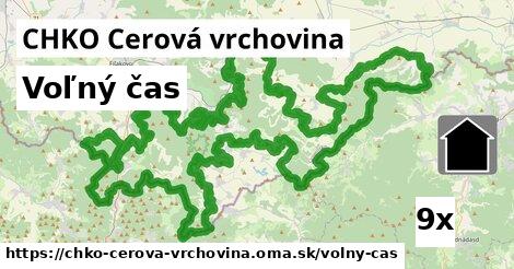 voľný čas v CHKO Cerová vrchovina