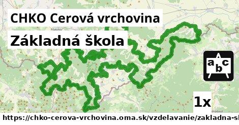 Základná škola, CHKO Cerová vrchovina