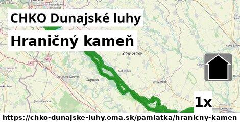 Hraničný kameň, CHKO Dunajské luhy