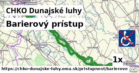 Barierový prístup, CHKO Dunajské luhy