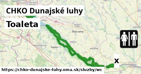 Toaleta, CHKO Dunajské luhy