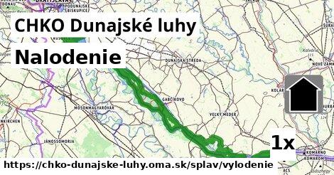 nalodenie v CHKO Dunajské luhy