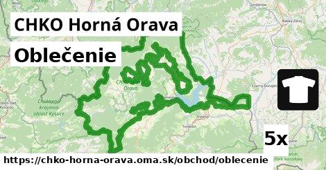 Oblečenie, CHKO Horná Orava