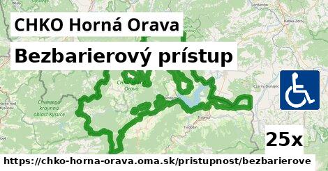 Bezbarierový prístup, CHKO Horná Orava