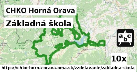 Základná škola, CHKO Horná Orava