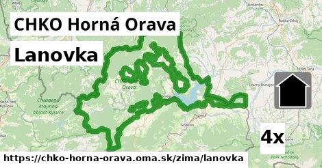 Lanovka, CHKO Horná Orava