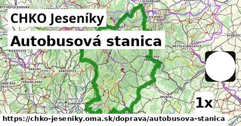 Autobusová stanica, CHKO Jeseníky