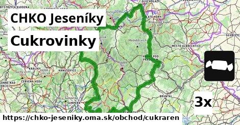 Cukrovinky, CHKO Jeseníky