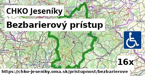 Bezbarierový prístup, CHKO Jeseníky
