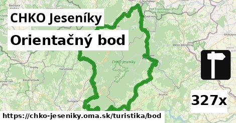 Orientačný bod, CHKO Jeseníky