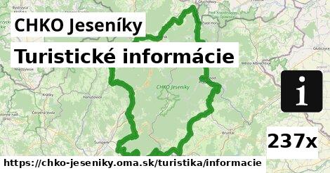 Turistické informácie, CHKO Jeseníky