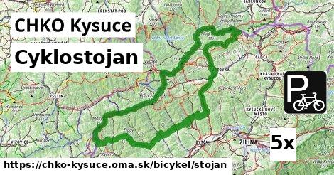 Cyklostojan, CHKO Kysuce