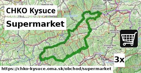 supermarket v CHKO Kysuce