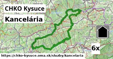 kancelária v CHKO Kysuce