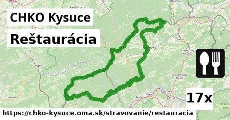 Reštaurácia, CHKO Kysuce