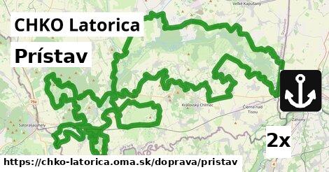 prístav v CHKO Latorica